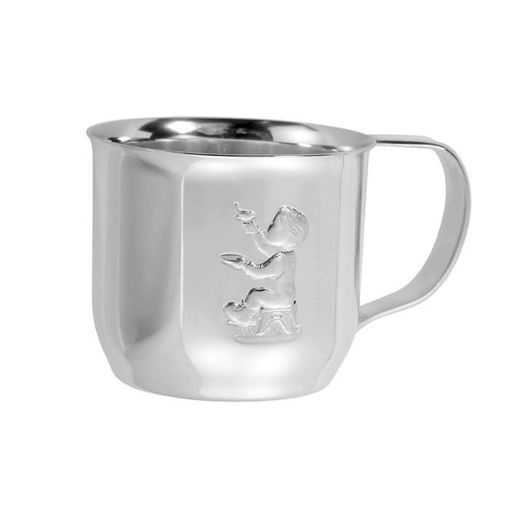 Sølvkrus Metter liten fugl, til gutt, 5.5/6 cm - 9850