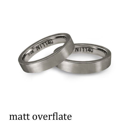 Gifteringer i titan, 4 mm. SCHALINS- NT1140