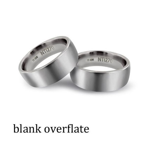 Gifteringer i titan, 7 mm-NT1270. SCHALINS