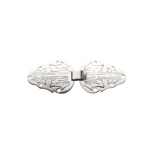 Vestehekter, store, handgravert, oksidert. Nord-Trøndelag 