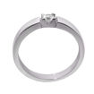 Iselin alliansering i hvitt gull med diamant - 8501015