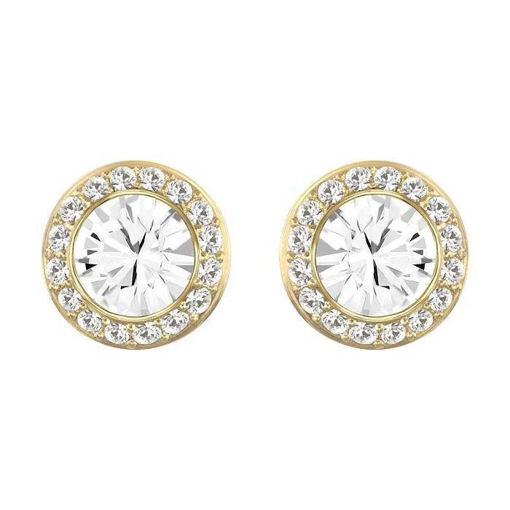 Swarovski øredobber Angelic, gull, rund - 5505470