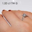 Enstens diamantring Lilya med 1,00 ct i 14kt gull. TW-Si. -18008100