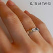 Diamantring Iselin med 0,15 ct TW-Si-8501015