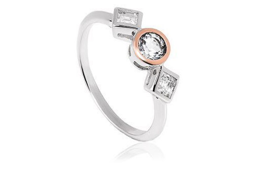 Sølvring Welsh Royalty Anniversary Topaz - 3SQAR 