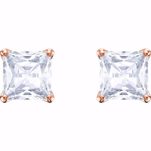 Swarovski øredobber Attract Stud, rose - 5431895