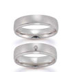 Gifteringer i hvitt gull 14 kt, 5.5 mm. GERSTNER - 20022