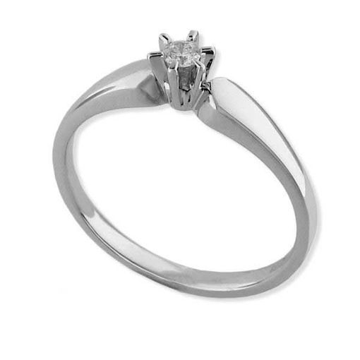 Diamantring forlovelsesring  Sofia 0,05ct W/SI-120705