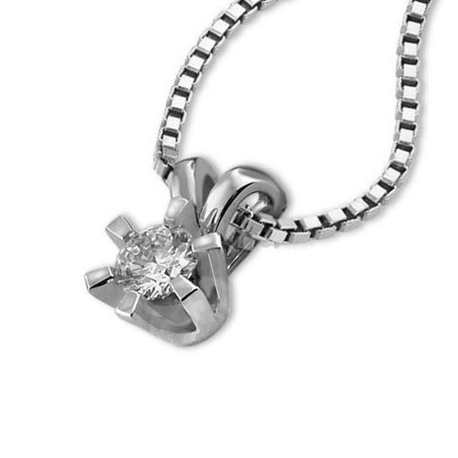 Diamantsmykke Sofia i gull med 0,25 ct W-Si-1120725