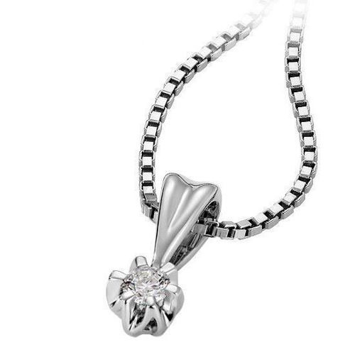 Diamantsmykke Sitara i gull med 0,15 ct W-Si-322115