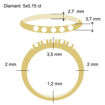 Iselin forlovelsesring i gult gull-85050150