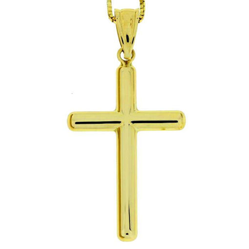 Gullkors I gult gull 14kt, 4cm - 26123
