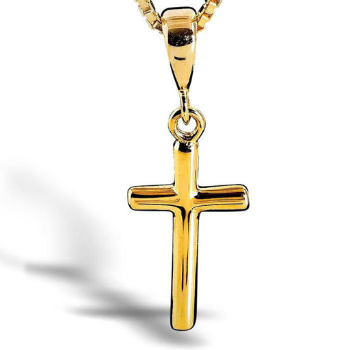 	Gullkors I gult gull 14kt, 26 mm - 26125