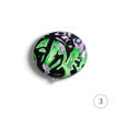 Smykke med sort & Grønn-lilla mønster, håndlaget -280207000