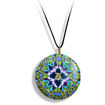 Smykke Kaleidoskop med Blå blomst, håndlaget -28020712