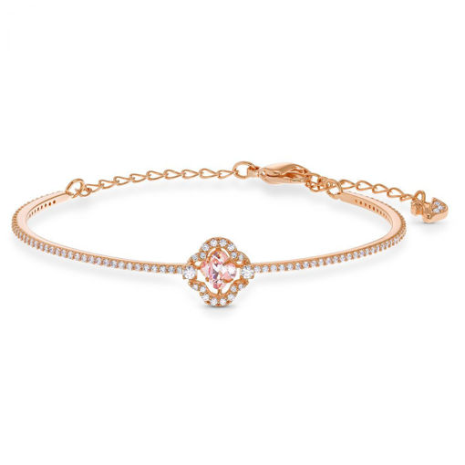 Swarovski armband Sparkling Dance Clover, rose - 5516476