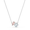 Swarovski smykke Attract Soul Necklace, Pink, Rhodium plated  - 5517115