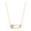SSwarovski smykke So Cool Pin Necklace, White, Gold-tone plated - 5512760