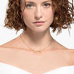 Swarovski smykke So Cool Pin Necklace, White, Gold-tone plated - 5512760