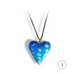 Hjertesmykke Mørke blå hjerte, håndlaget -28020715