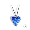 Hjertesmykke Mørke blå hjerte, håndlaget -28020715