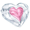 Swarovski figurer Heart, Only For You - 5428006