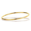 Armbånd gull. Armring rund profil, gult gull 14 kt, 3 mm, classic - 02GU3065
