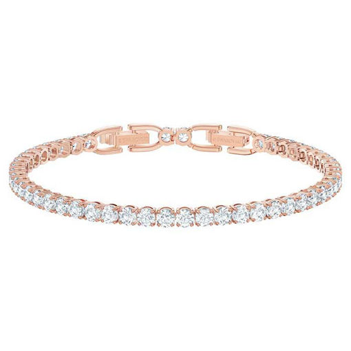 Swarovski herre armbånd Tennis Deluxe,Rose-gold tone - 5513400