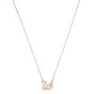 Swarovski smykke Dazzling Swan Necklace, Multi-colored, Rose-gold tone plated - 5469989
