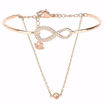 Swarovski armbånd Infinity Chain Crystal, rose - 5518871