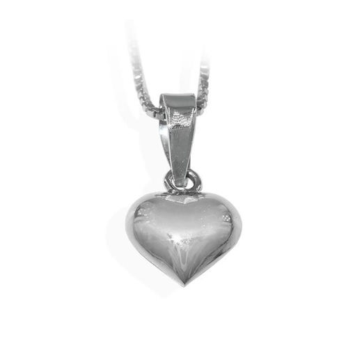 Sølvsmykke hjerte i sølv, til barn - 9096