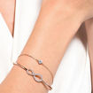 Swarovski armband Infinity Chain Crystal, rose - 5518871