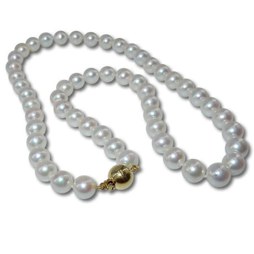 Perlekjede med Akoya perler, 45 cm - 457511