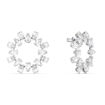 Swarovski øredobber Millenia earrings Circle, white - 5601509