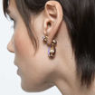 Swarovski øredobber Orbita earrings Asymmetrical, Drop cut crystals - 5600523