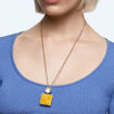 Swarovski smykke Orbita necklace Square cut crystal- 5600513