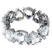 Swarovski armbånd Millenia bracelet Triangle cut crystals, white, rhodium plated - 5599194 