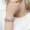 Swarovski armbånd Millenia bracelet Triangle cut crystals, white, rhodium plated - 5599194 
