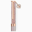 Swarovski Crystalline ballpoint pen Heart, Pink, Rose gold-tone plated -5527536