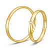 Gifteringer i gult gull 14 kt, 2.5 mm. BASIC SLIM - 4804309