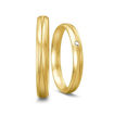 Gifteringer i gult gull 14 kt, 3 mm. BASIC SLIM - 4804221