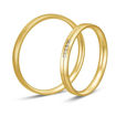 Gifteringer i gult gull 9 kt, 2.5 mm. BASIC SLIM - 14804327