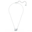 Swarovski smykke Dancing Swan necklace Swan, White, Rhodium plated - 5514421