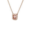 Swarovski smykke Millenia necklace Octagon cut Swarovski Zirconia, Pink - 5614933