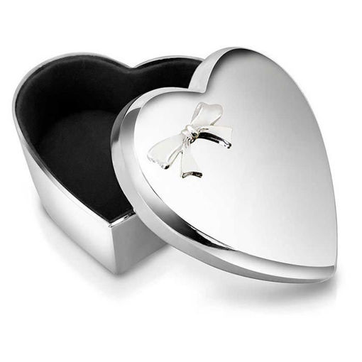  Smykkeskrin i forsølvet med sløyfe -85186