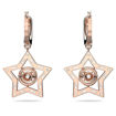 Swarovski øredobber Stella hoop earrings Star - 5617769