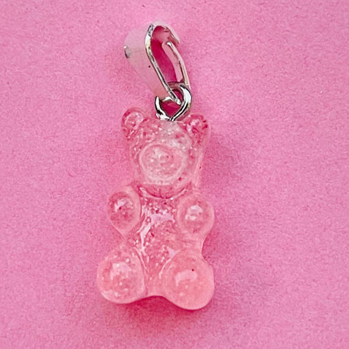 Gummibjørn smykke Classic Yummy Bear Candy Pink, sølv - 1712BEAR
