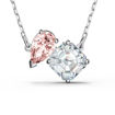 Swarovski smykke Attract Soul Necklace, Pink, Rhodium plated - 5517115