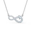 Swarovski smykke Infinity Necklace, hvitt - 5520576