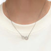 Swarovski smykke Infinity Necklace, hvitt - 5520576